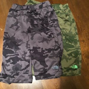 Lot of 3 Pair Boys North Face Shorts